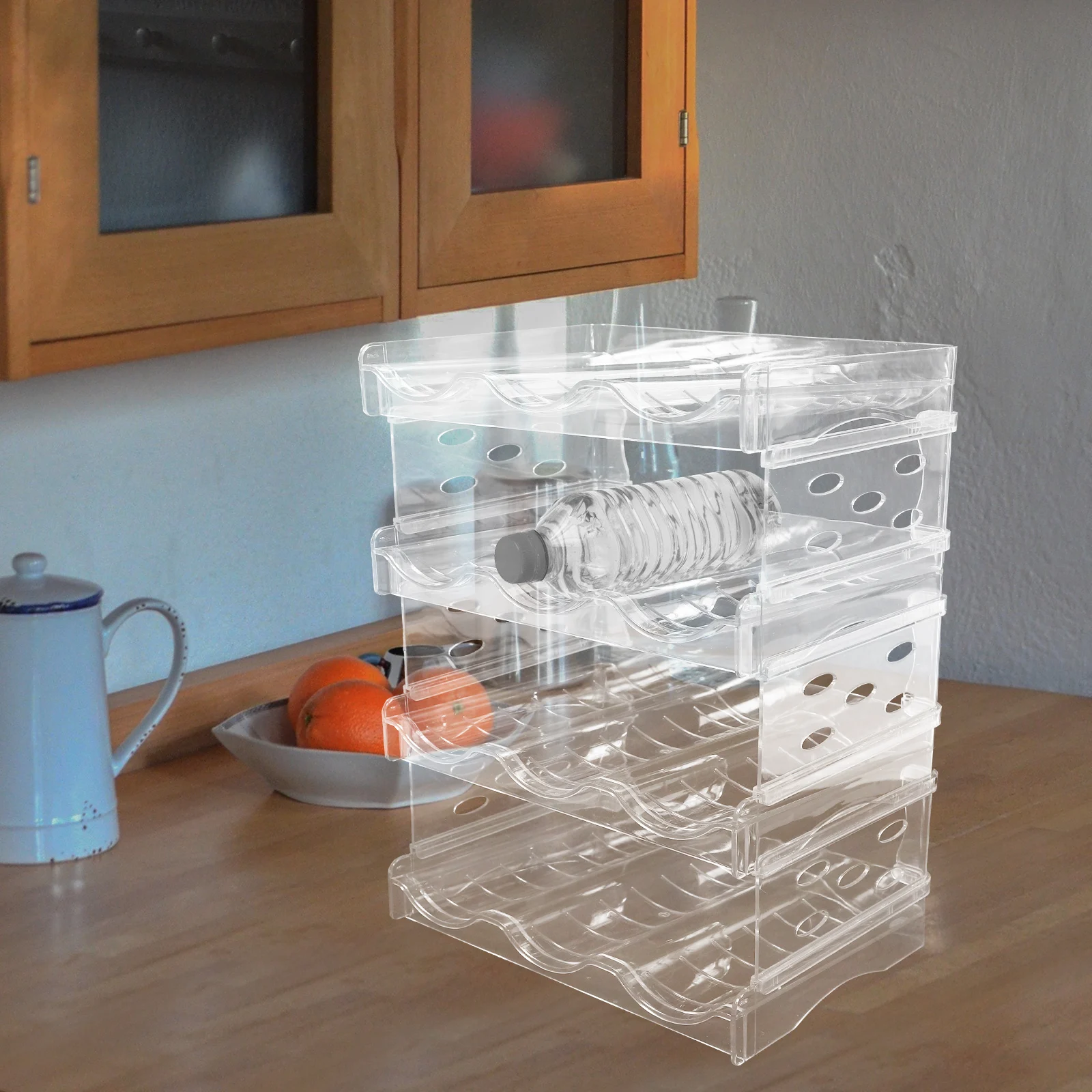 

Foldable Storage for Water Bottles Beverage St Display Bottle ganizer For Kitchen ganizer Multi Layer Kitchen Item Bottle