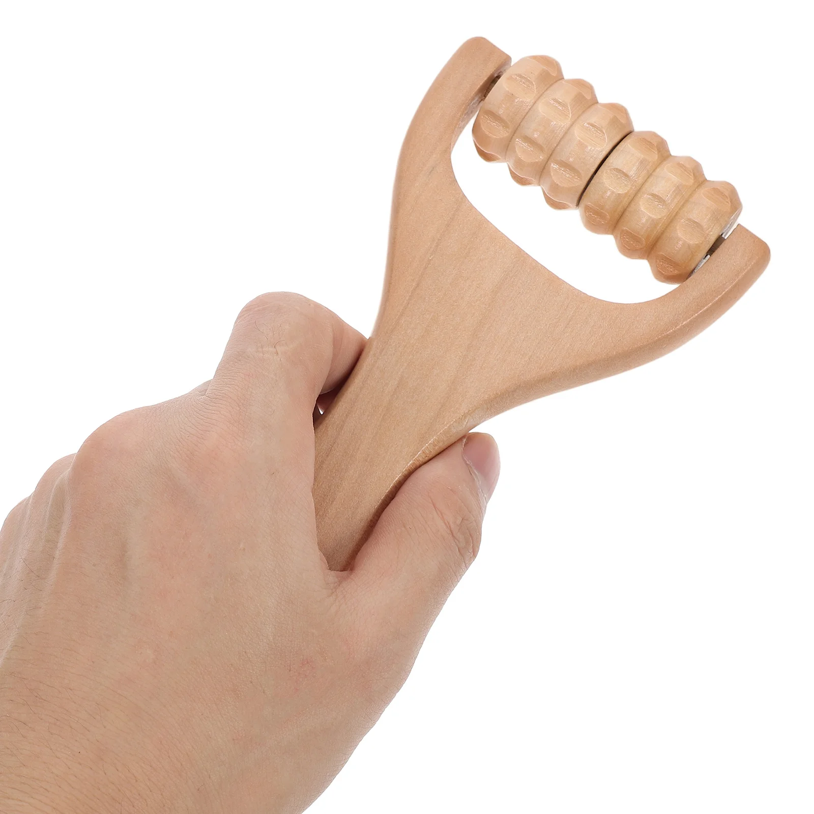 

4pcs Wooden Massage Roller Hand Roller Tool Ergonomic Deep Tissue Relief Leg Back Foot Thigh Forearm Ball