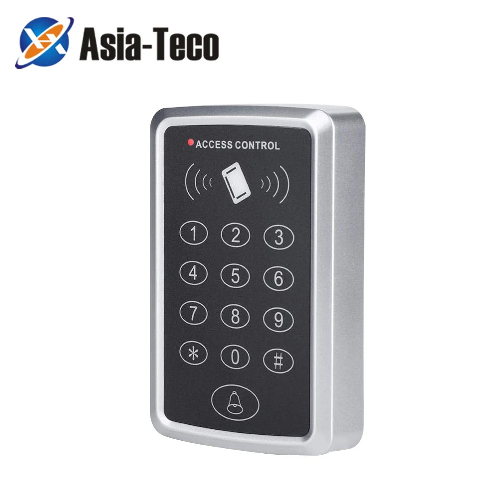 Anti-duplication encrypted RFID access control with keypad, Wiegand output, anti-copy reader, includes 10pcs 125kHz EM cards.