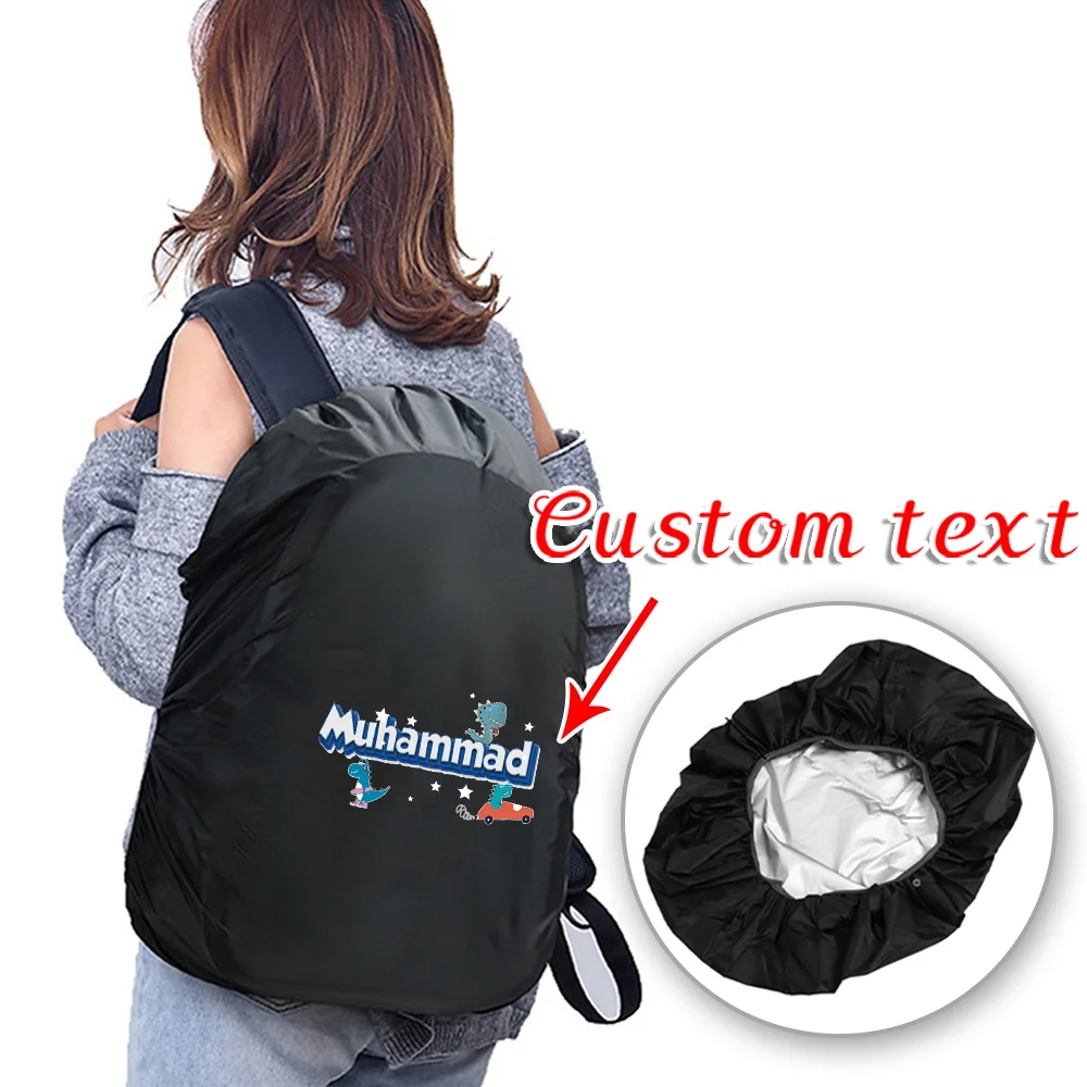 

Customized Name Rainproof Cover 20L-70L Outdoor Camping Portable Ultra Light Travel Waterproof and Dustproof Backpack Cover