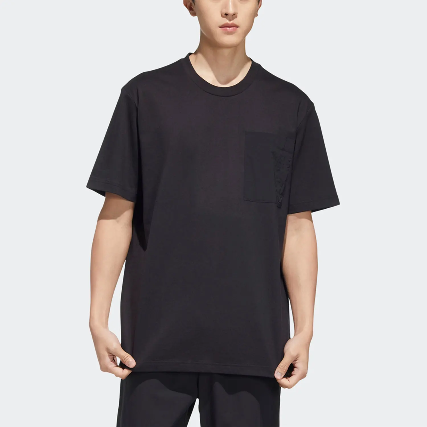 

Оригинальная мужская спортивная повседневная футболка Adidas Clover с короткими рукавами HM8008