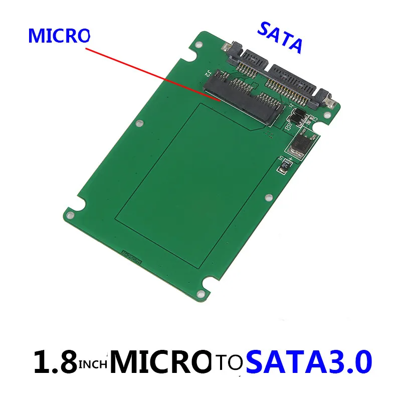 SP 1.8" Micro SATA 16 Pin SSD na 2.5" SATA 22Pin HDD Adapter Converter z obudową Wysoka jakość, może zamienić odpady w skarb — zdjęcie produktu 3