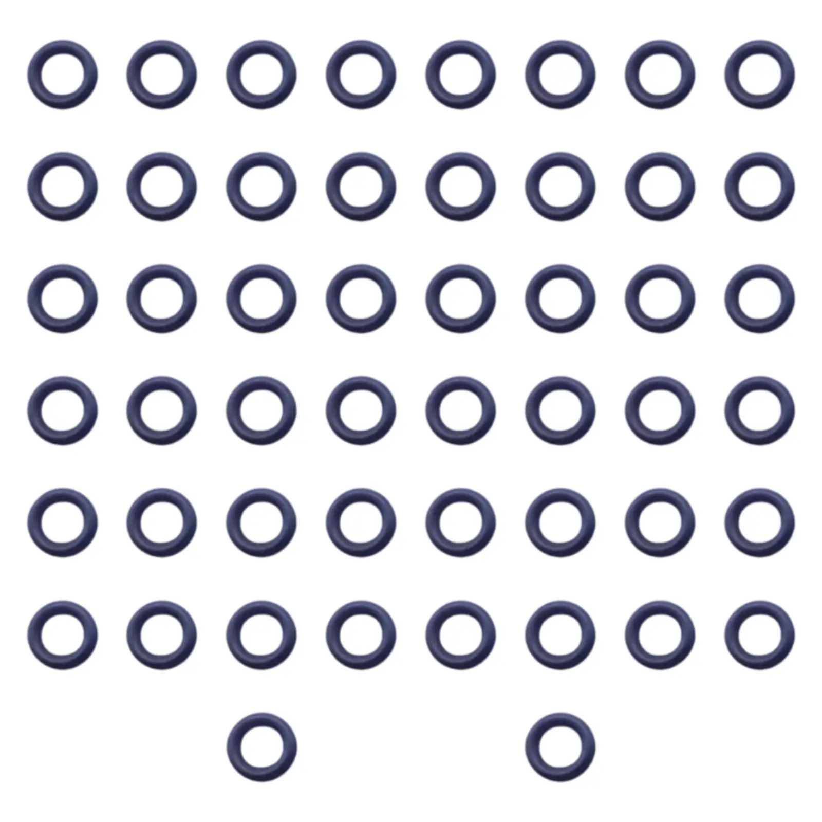 50 Pieces O Ring Kits Rubber s Sealing Gasket Repairing Sealing Accessories for 10mm Shaft Rubber Seal Ring