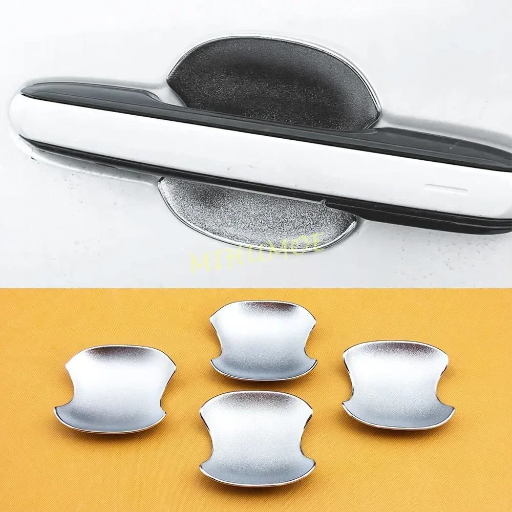 

Chrome Door Handle Cup Bowl Protector Trims For Toyota Grand Highlander Lexus TX TX350 TX500h 2024 2025 Car Exterior Accessories