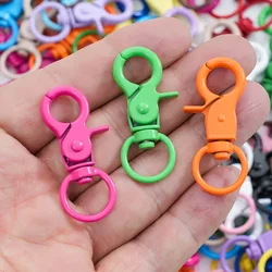 Colorful Alloy Snap Lobster Clasp Hooks Keychain Findings for DIY Key Chain Necklace Bracelet Supplies Accessories