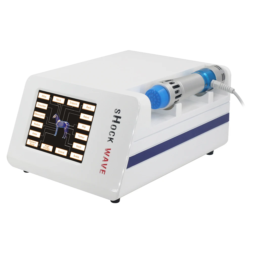 Professional Shock Wave Massager Relieve Scar Tissue Pain And Tendinopathy Equine 300MJ Shockwave Therapy Machine For Horses New