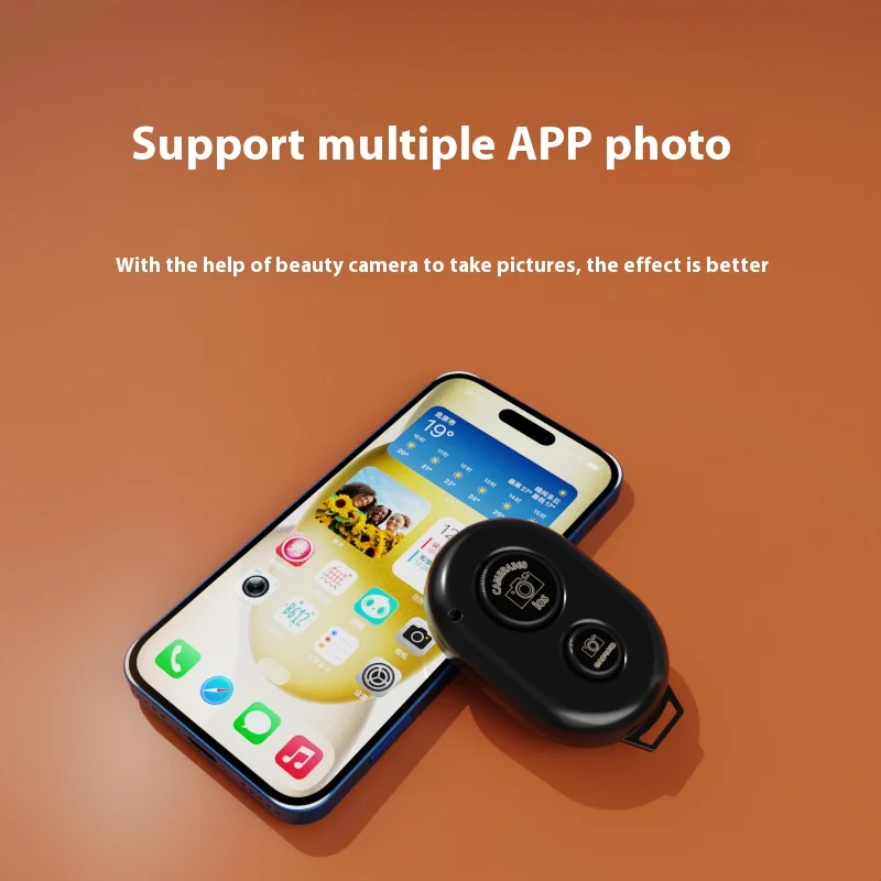 Универсальный мини-беспроводной затвор Bluetooth для селфи с дистанционным управлением для смартфонов и планшетов