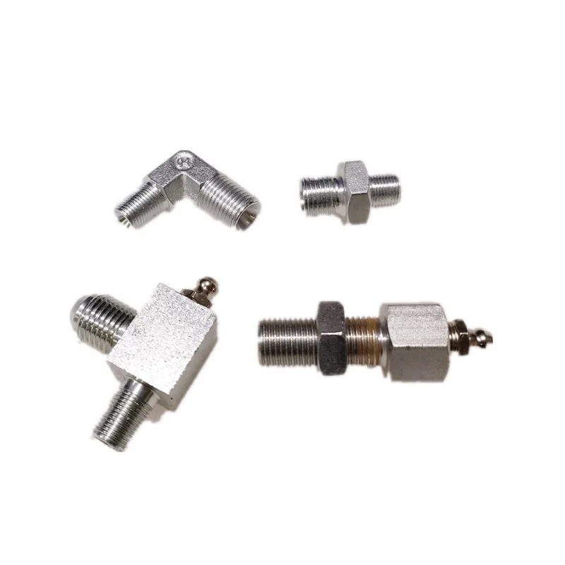 Pipe Head connect joint Excavator Accessories for Doosan Daewoo 150 220 215 225 Big Arm Butter Pipe Fittings Turntable Butter