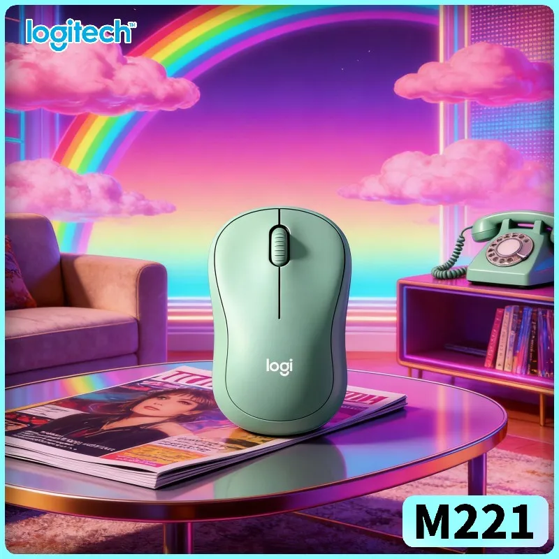 

Эргономичная бесшумная мышь Logitech M221 — USB, технология шумоподавления, стабильный сигнал, отлично подходит для офиса, дома, библиотеки, путешествий