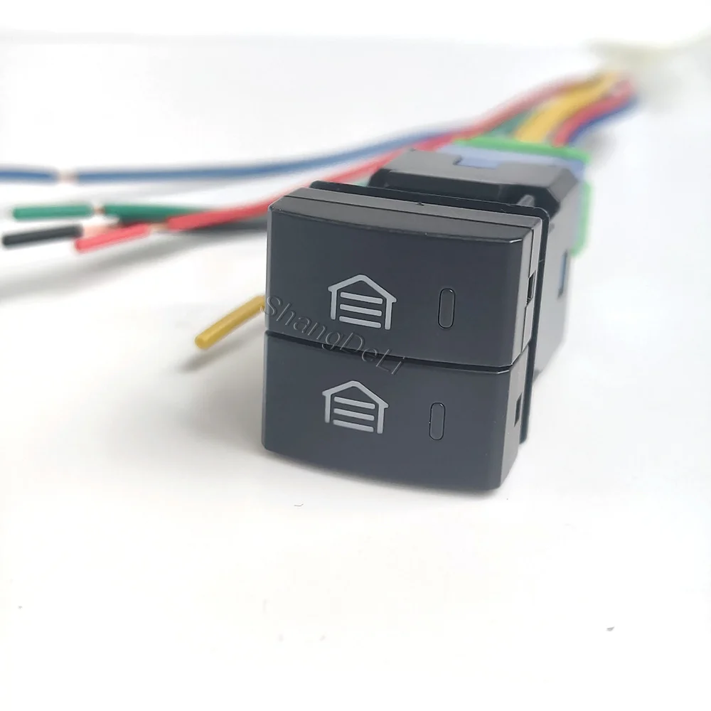 Car Dual Key Garage Switch LED Light Momentary Not Fixed Switch Button for Toyota Camry Rav4 prado 150 Hiace Corolla Hilux 2020