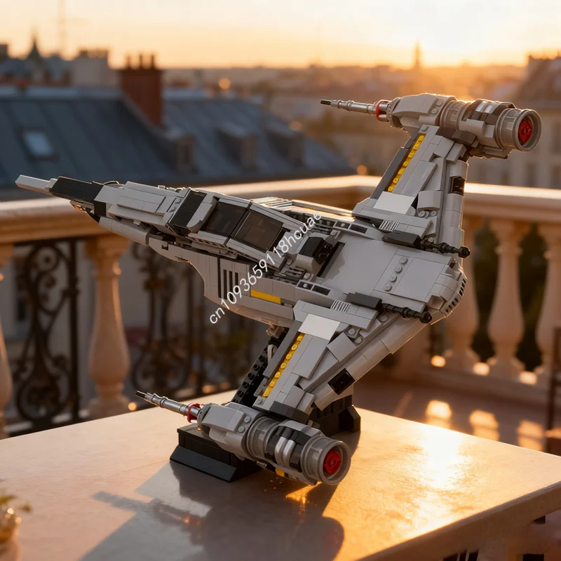 

1148pcs MOC The Mandalorian S N 1 Starfighter Model Building Blocks Construction Assemble Toys DIY Brick Christmas Gift Kids