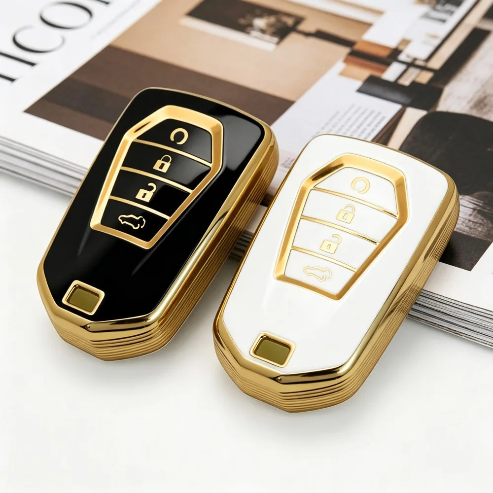 Tpu Car Key Case Remote Control Fobs for Isuzu New MU-X X Series DMAX D-Max X-Terrain Pickup Truck2020 2021 2022 Protector Cover