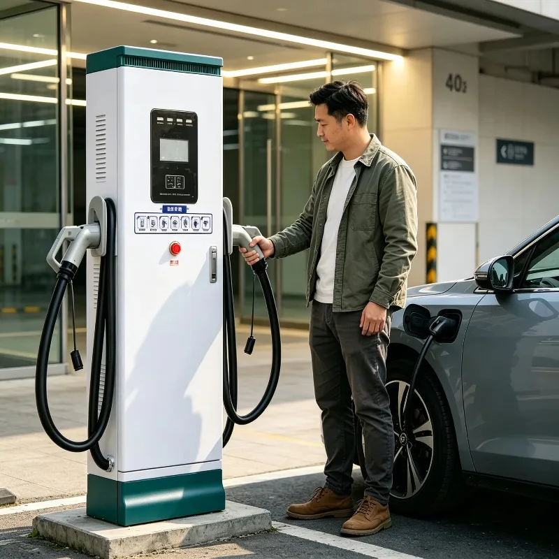 CCS2 DC Fast Charger EV Charging Station 240kW Floor Mounted Charging Pile OEM ODM for Fleet Electric Car Charging