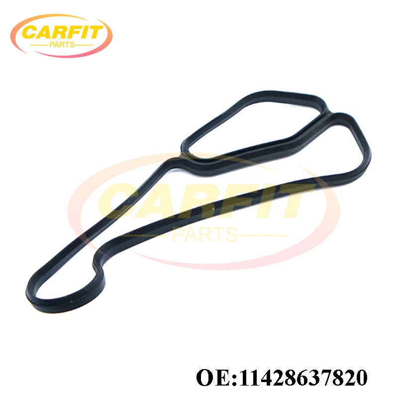 OEM 11428637820 11427525335 Engine Oil Filter Housing Gasket Seal For BMW E60 E61 E90 E81 E90 E91 325i 328i 330i 525i Auto Parts