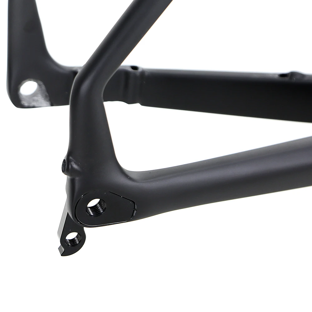 إطار دراجة من ألياف الكربون STLF OEM ODM أسود غير لامع بدون شعار نوع الطريق