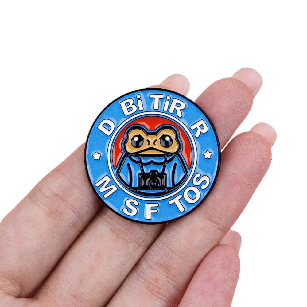 Puerto Rico Frog Enamel Pin Hibiscus Flower Brooch Lapel Pins Backpack Badge DIY Decor Accessory National Flag Jewelry Gift