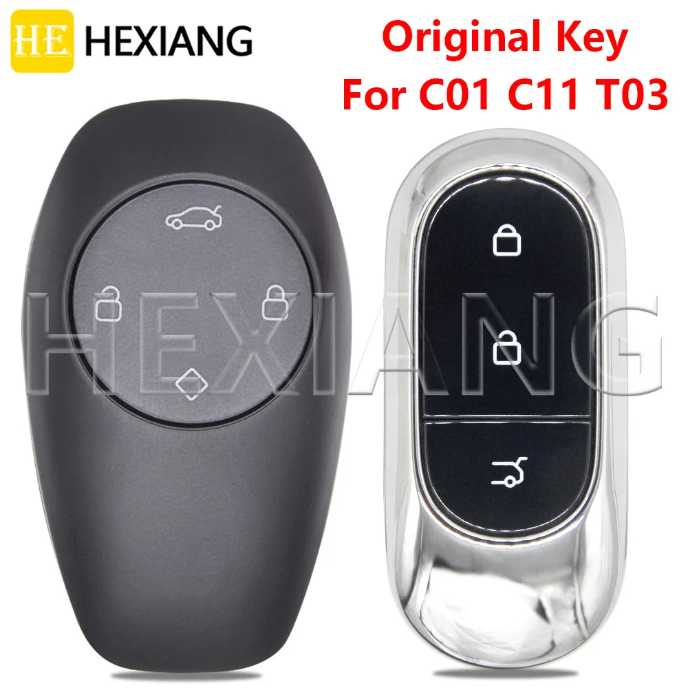 

HE Original 433MHz Without/4A Chip Keyless Go Car Remote Key For Leapmotor 001 C01 S01 T03 C11