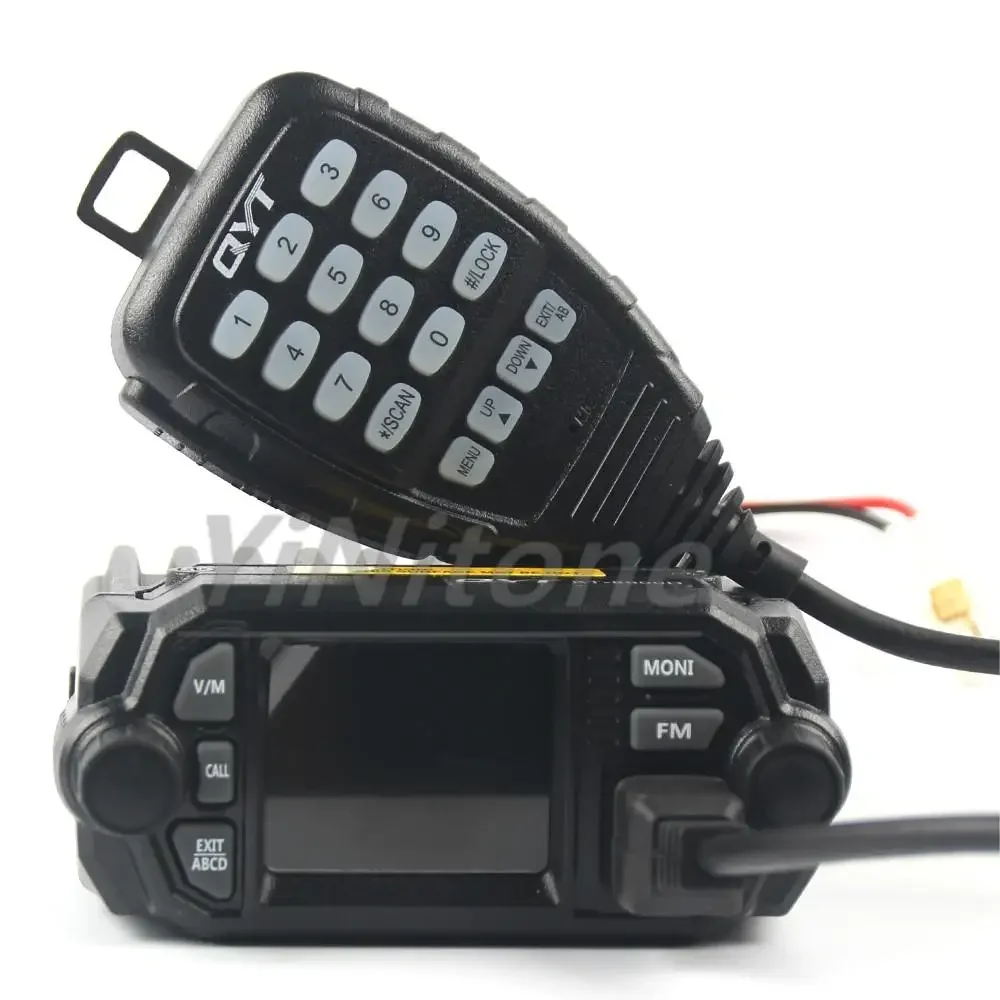 

QYT KT-8900D Mobile walkie-talkie Transceiver Dual Band Quad Standby VHF/UHF 136-174/400-480MHz Mini Car Radio Amateur (HAM)