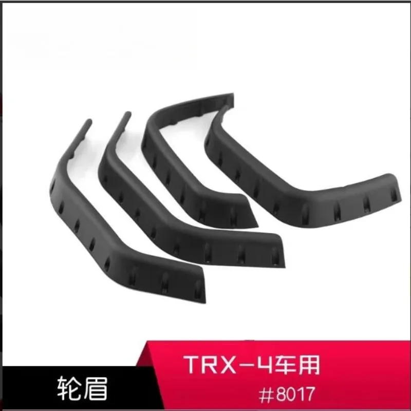 Plastic Fender Flares & Front Rear Mud Flaps for 1/10 TRAXXAS TRX4 RC Crawler, Scale Appearance Upgrade Modified Accessories