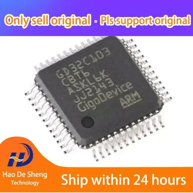 

10 шт./лот GD32C103CBT6 LQFP-48 ARM новый оригинальный в наличии