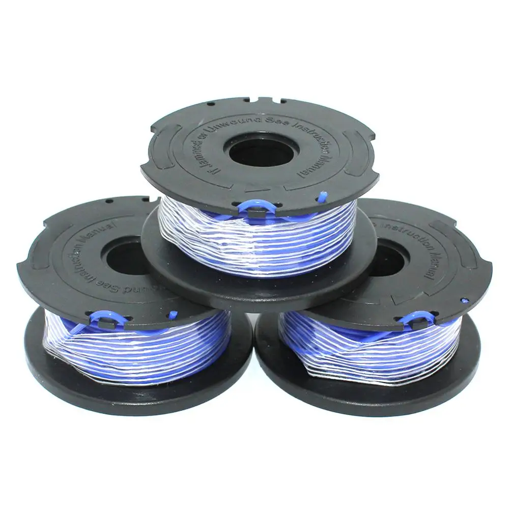 3PK Auto Feed String Trimmer Spool Fit Voor Zwart + Deck GH3000 GH3000R LST540 LST540B Trimmer Edger Onderdelen # SF-080 DWB-90588459N