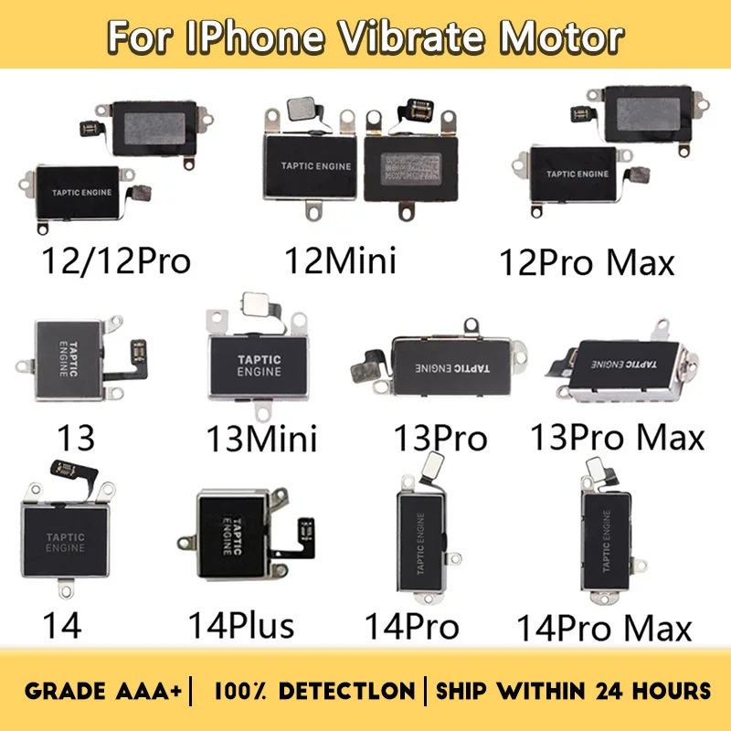 

Гибкий вибромотор для iPhone 12 13 mini 14 Pro 14 Pro Max 14 Plus, запчасти для ремонта вибрирующего двигателя, запчасти для вибрирующего двигателя