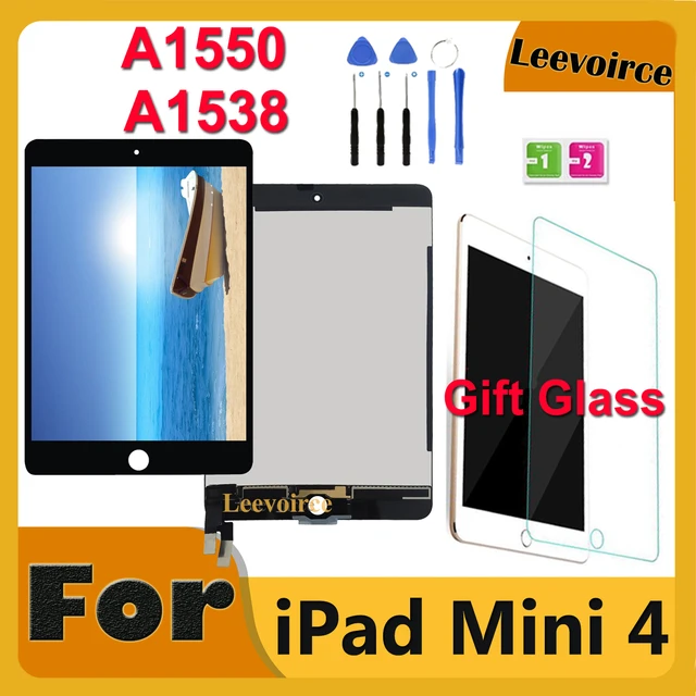 Original Quality Lcd With Free Glass For Apple Ipad Mini 4 A1538 A1550  Touch Screen Lcd Display Digitizer Panel Assembly Replace - Tablet Lcds &  Panels - AliExpress