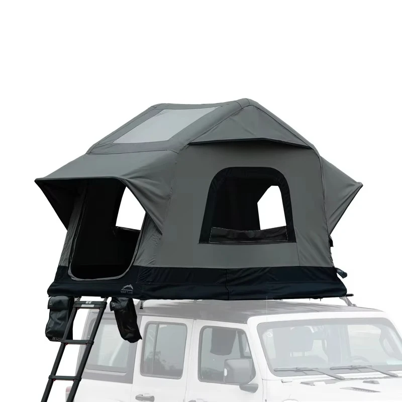 

Wild Land Air Cruiser Inflatable Roof-Top Tent for SUV/4*4, One-Touch Air Tube Setup, Waterproof 2-3 Person Spacious Cabin