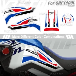 3D Resin Tank Pad Sticker Motorcycle Fuel Tank Protectior Decal For CRF 1100L Africa Twin CRF1100L 2020-2024 2023 2022 2021