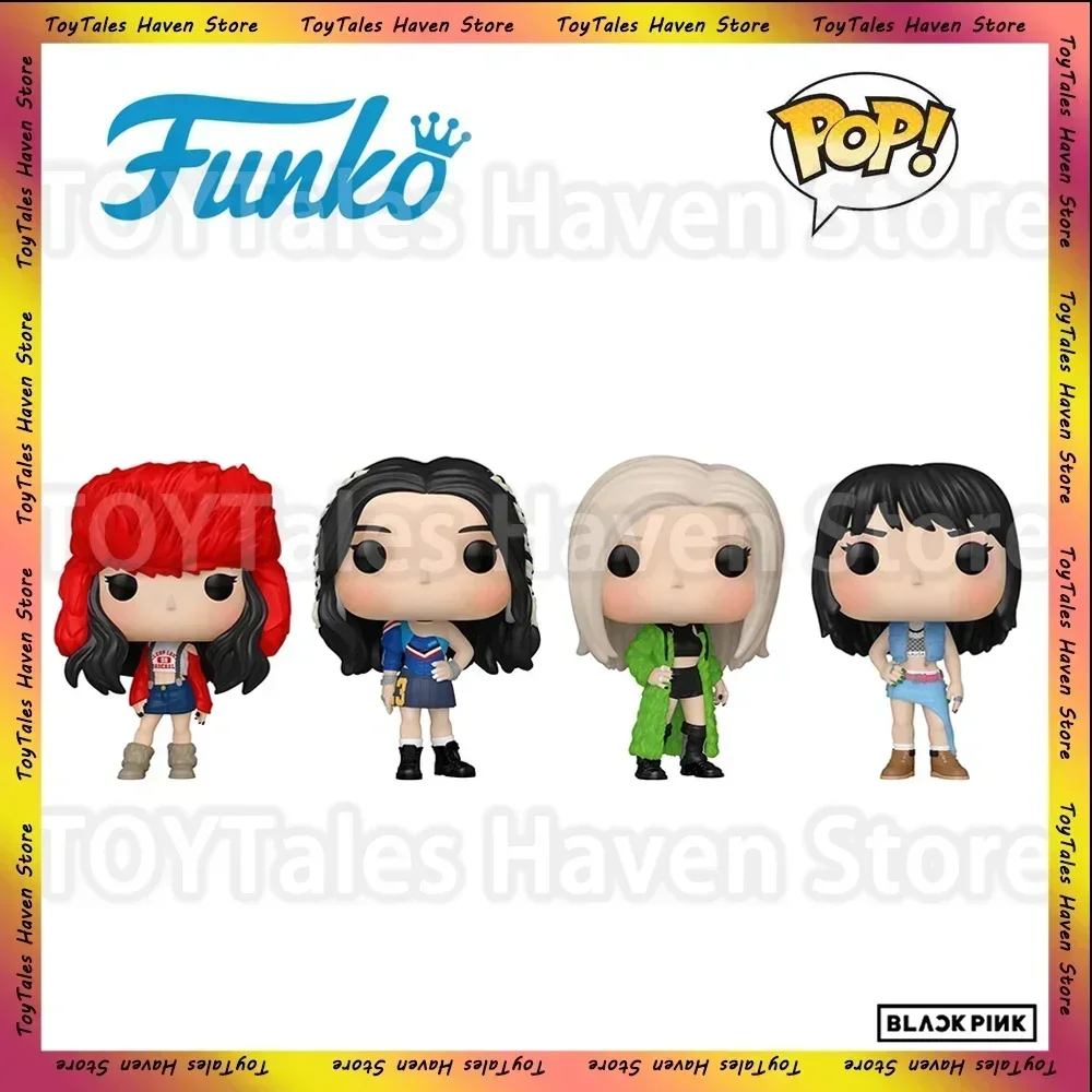 [IN STOCK]Official Original Funko Pop Blackpink Figurine Model Lisa Jennie Jisoo Rosé Figure Collection Model Action Figure Gift