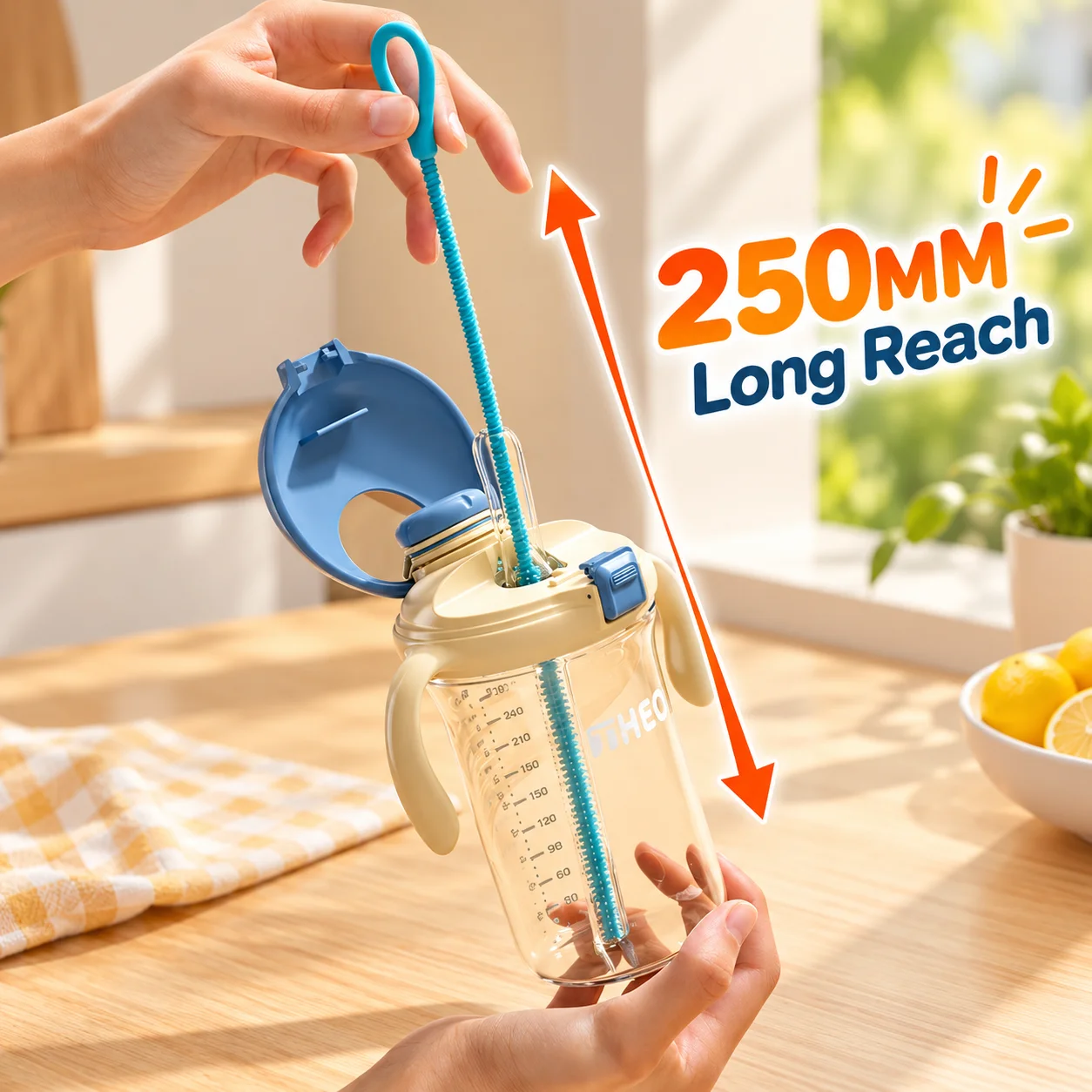 Silicone Straw Cleaning Brush Baby Bottle Straw Brush Flexible Tube Cleaner Cup Crevice Cleaning Tool for Narrow Drinking Straws