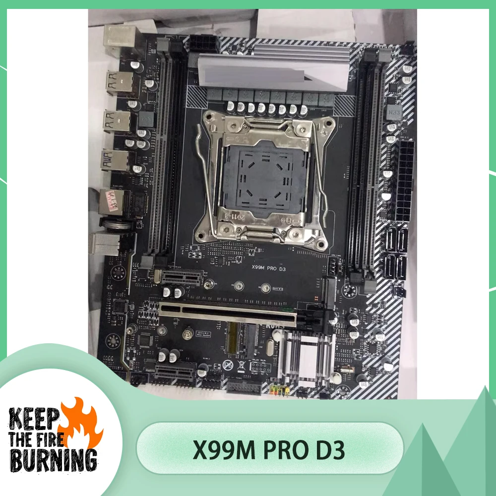 X99M-PRO For JGIHUUE Motherboard Support E5 2678V3 2696V3 2666V3 2696V4 X99M PRO D3