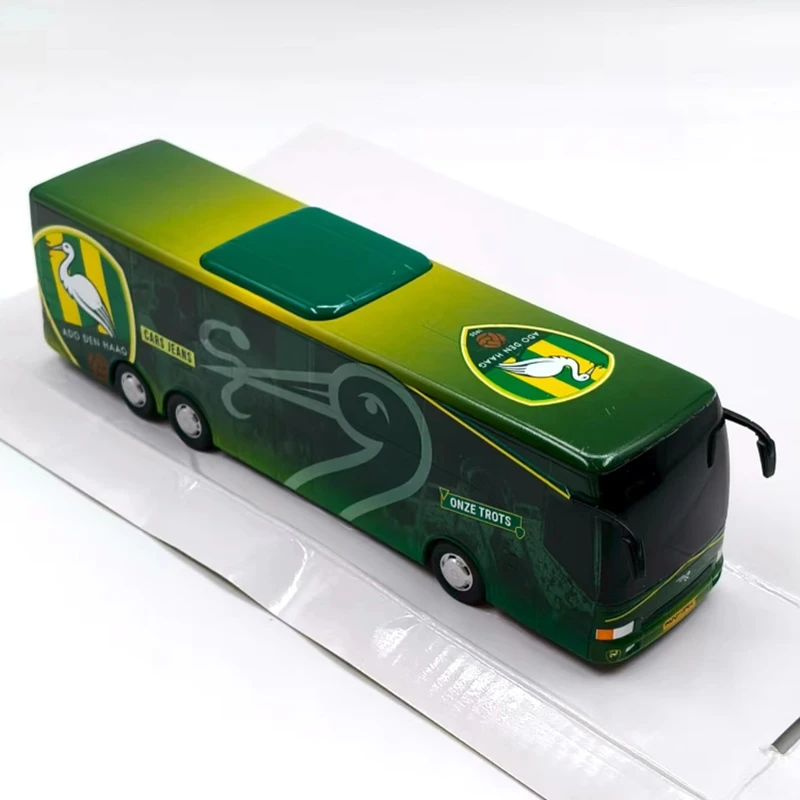 Diecast 1/43 Scale Player Bus Alloy Simulation Car Model Static Collection Decorated Holiday Gifts Toys Souvenir Gift