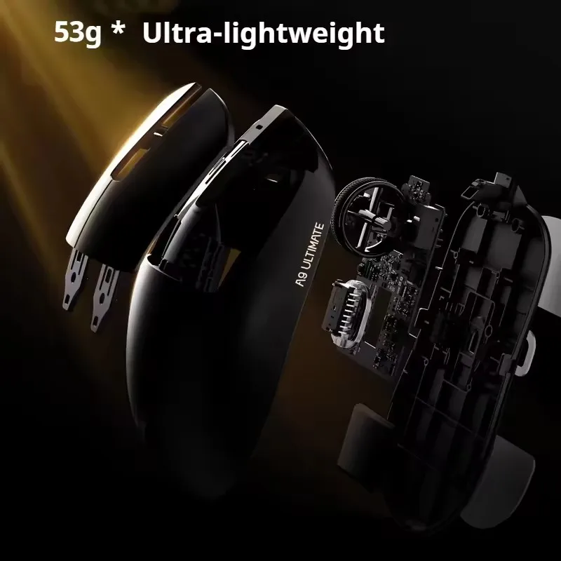 ATK 드래곤플라이 A9 얼티밋 게이밍 e스포츠 2.4g 무선 마우스 Paw3950 울트라 인체공학적 장시간 배터리 게이밍 마우스 선물
