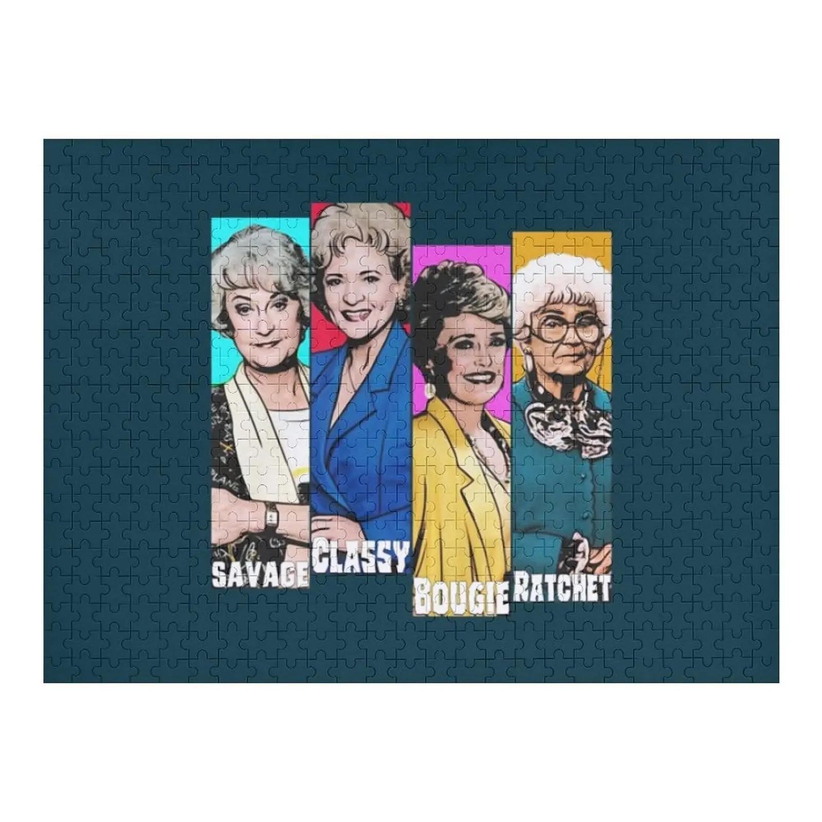 

GOLDEN GIRLS Jigsaw Puzzle Jigsaw Pieces Adults Personalized Toy Custom Gifts Wooden Animal Puzzle