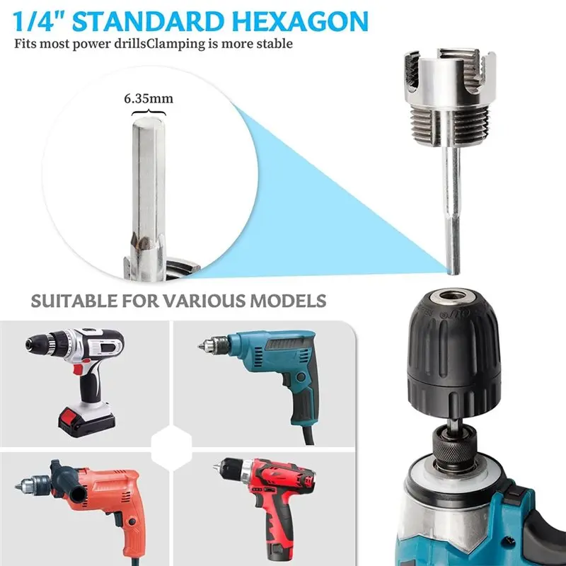 A01F-Dual-Function For 1/2" 3/4" 1" PVC Pipe Threading Tool- 3 Pcs Integrated Internal& External Thread Cutting Device