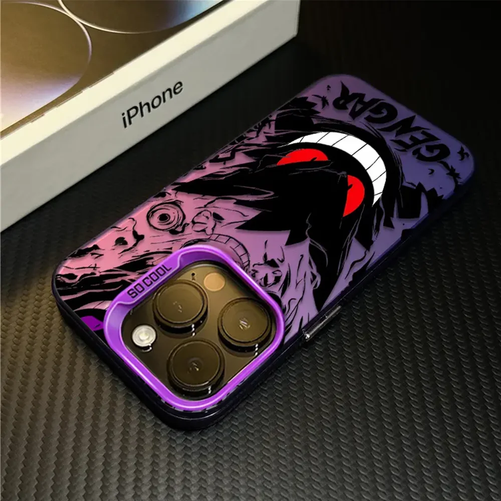 Anime Gengar Phone Case for Samsung Galaxy S25 S24 S23 S22 S21 S20 Note20 FE Ultra Plus 4G 5G Anti Fall Matte Back Cover - náhled 5