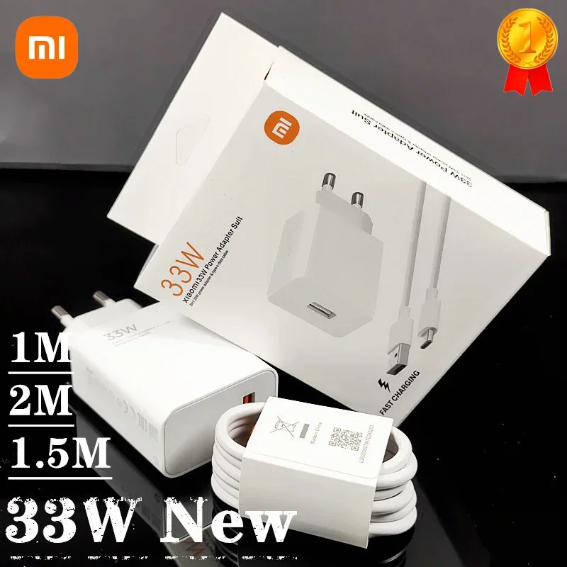 

Оригинальное зарядное устройство Xiaomi 33 Вт, 27 Вт, 30 Вт, EU Turbo, быстрое зарядное устройство Type C, кабель Mi11 Lite NE 5G POCO F2 X3 Pro, телефон Redmi Note 10 9 8