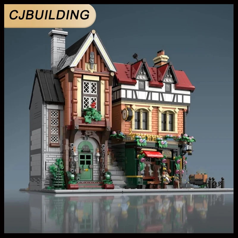 1687pcs Modulaire Gebouwen MOC Bouwstenen Fairy House Model DIY Assembleren Baksteen Speelgoed voor Collector MOC-230925