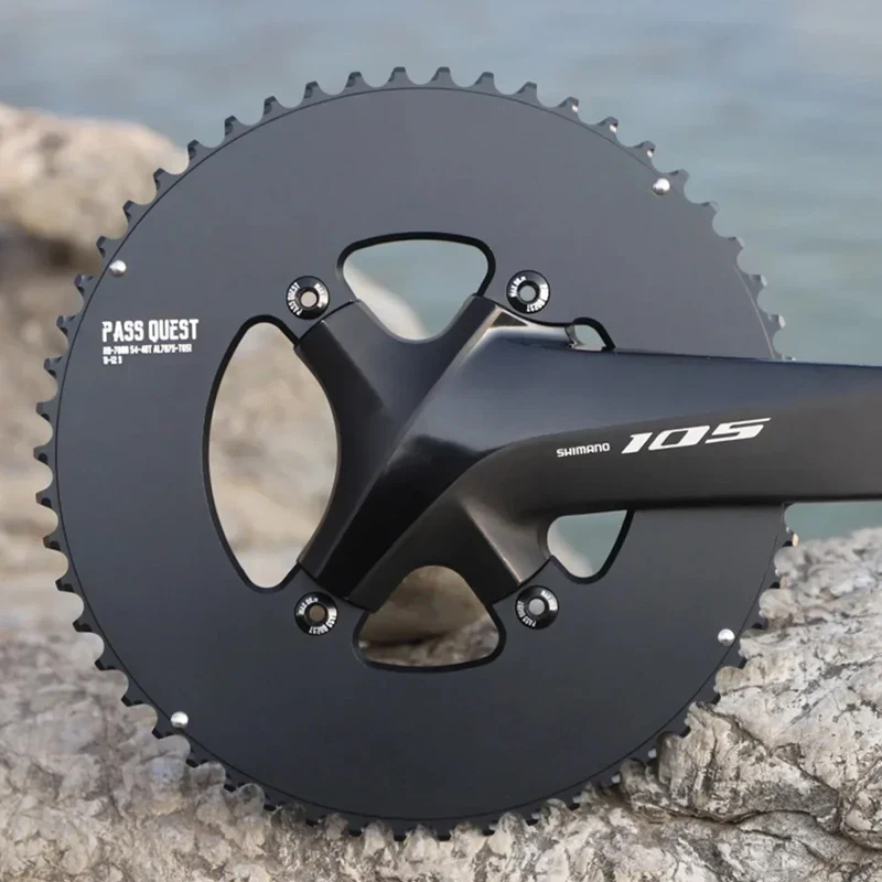 

PASS QUEST R110BCD 2X Звездочка AERO Круглая звездочка для SHIMANO R8 - 7000 12-скоростных дорожных и гравийных велосипедов