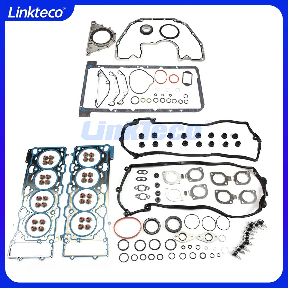 Engine part Full gasket set Fit 4.4 T L V8 GAS N62B44A For 02-10 BMW 4.4L 545I 645CI 745I 745LI X5 E60 E53 E66 E61 11127513944