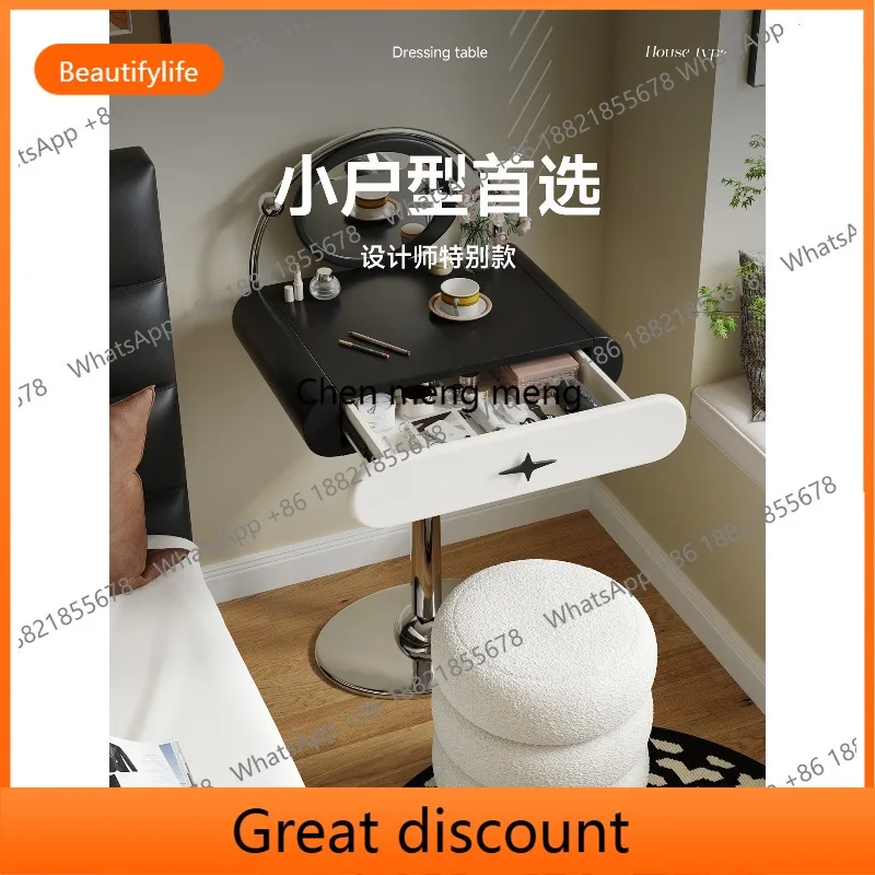 

6239 Modern simple dresser bedside table integrated bedroom small apartment makeup table new