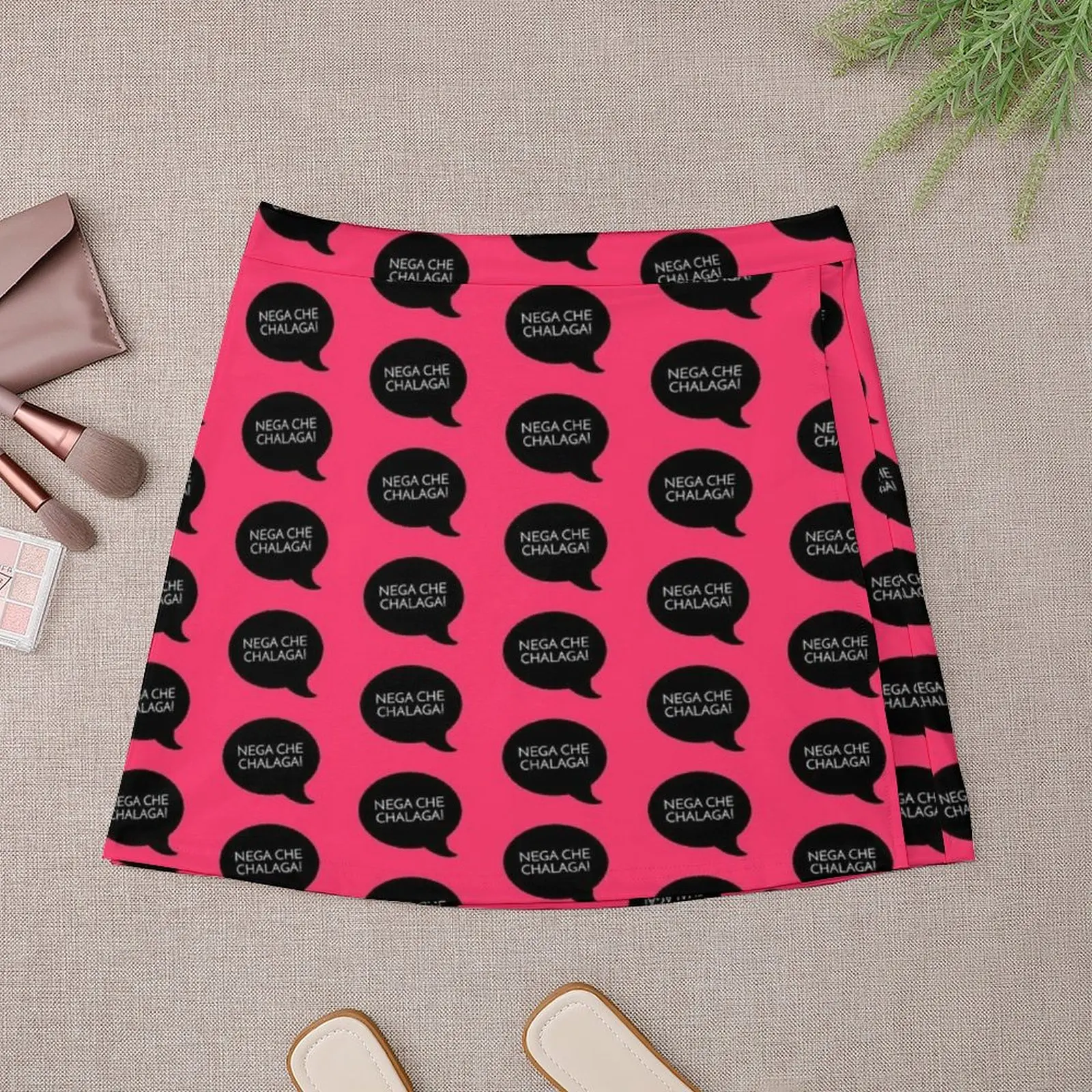 NEGA CHE CHALAGA - BLACK Mini Skirt Women's summer dress women's clothing trend 2025 clothes sexy short mini skirts Mini Skirt