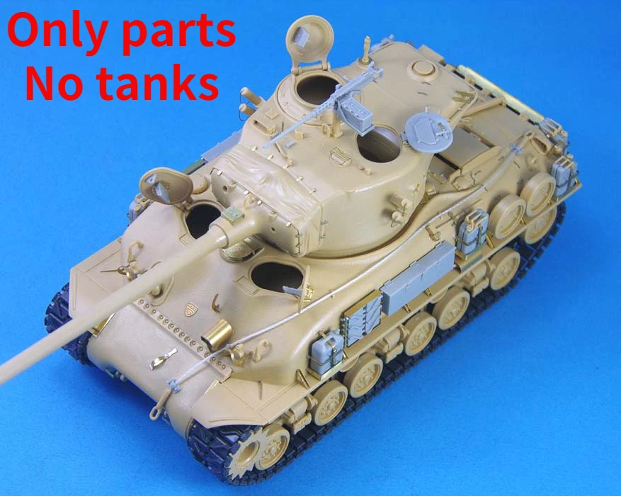 

1:35 Scale Die-cast Resin Model Assembly Kit Israel M51 Super Sherman Medium Tank Detail Modification (no Etching) Unpainted