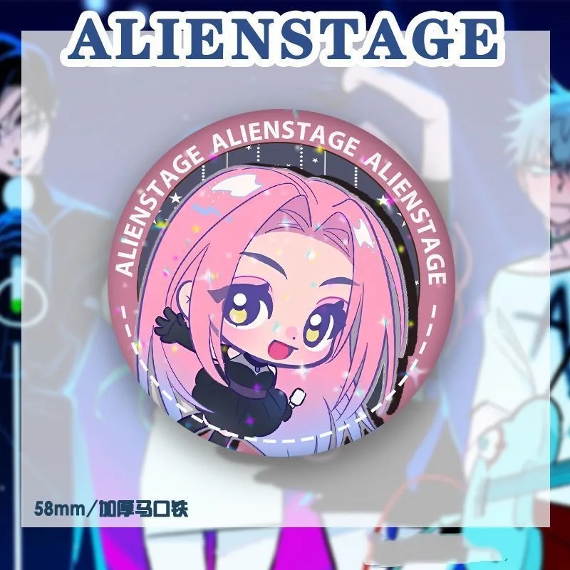 ALIENSTAGE Alien Stage che circonda la barra distintivo laser in banda stagnata Mizisuaivan, pendente regalo