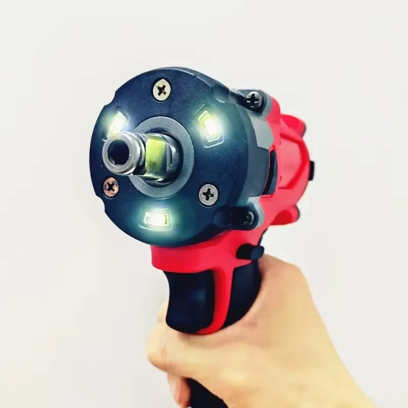 500N.m 1/2" Brushless 4 Gears Cordless Impact Wrench for Milwaukee 18V Battery Electric Driver Screwdriver Car Truck Repair/Home DIY/Renovation Team Power Tools view 8