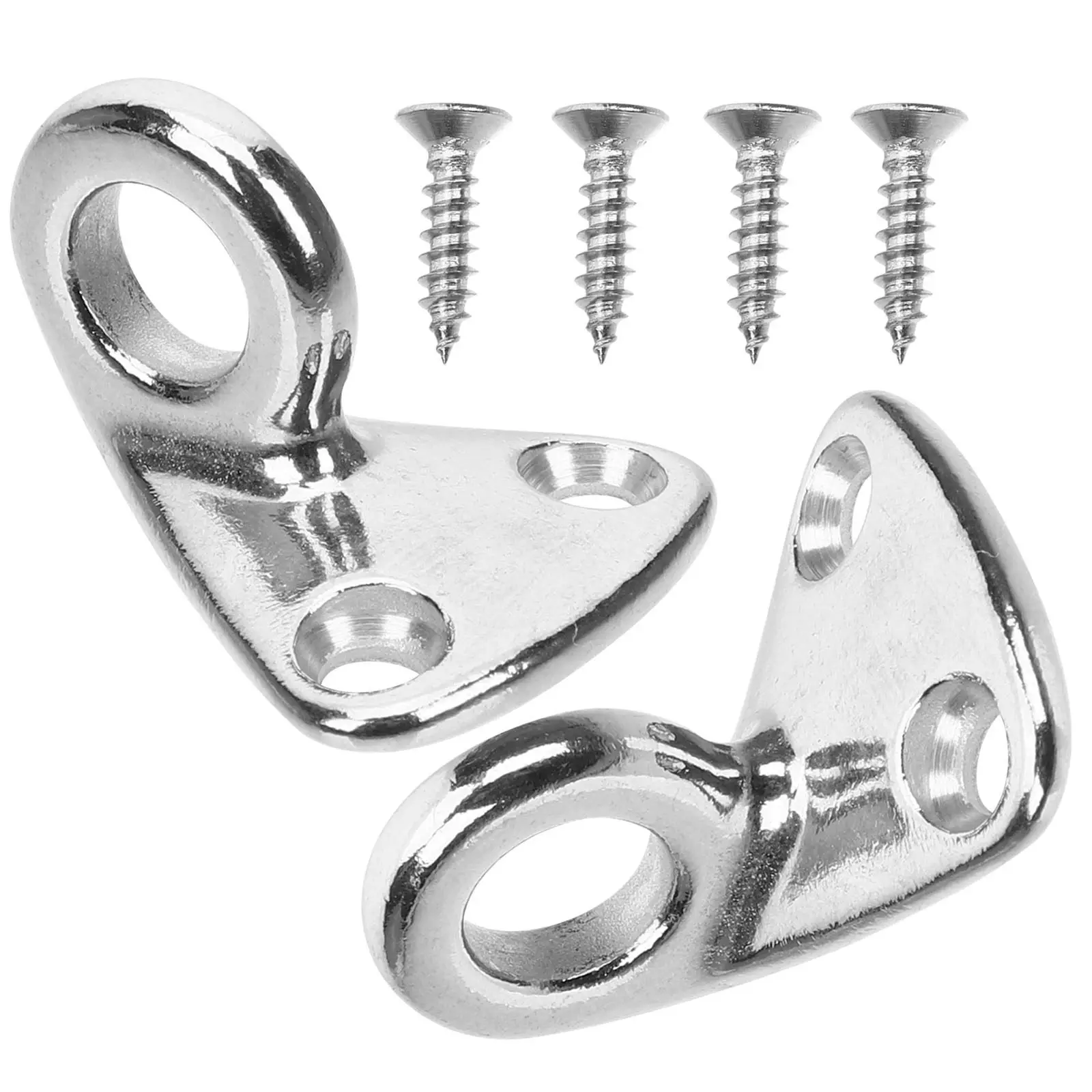 2Pcs 316 Stainless Steel Mudguard Hooks Heavy Duty Boat Fending Pad Hook for Yacht Docking Deck Hardware Multi-Use Hanger