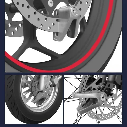 Imagen 2 del producto Cerradura de freno de disco de motocicleta Atoms de todo punto, vehículo eléctrico, bicicleta de montaña, bloqueo de seguridad antirrobo, marco de bloqueo de rueda de cubo de disco