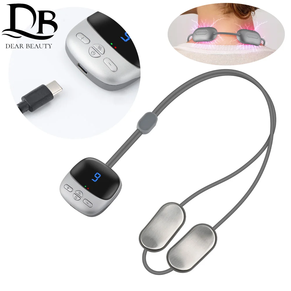 Micro-current Cervical Spine Massager Neck-type Portable Shoulder and Neck Massager Hot Compress Smart Neck Protection Device