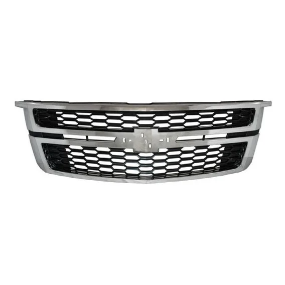 Front Upper Grille For 2015-2020 Chevrolet Tahoe Suburban LS|LT w/Chrome Moulding Grey Mesh auto grill GM1200703 84724083